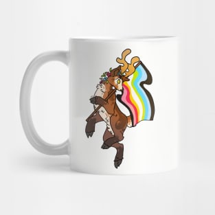 queer pride deer Mug